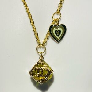 Gold Heart Pendant Necklace